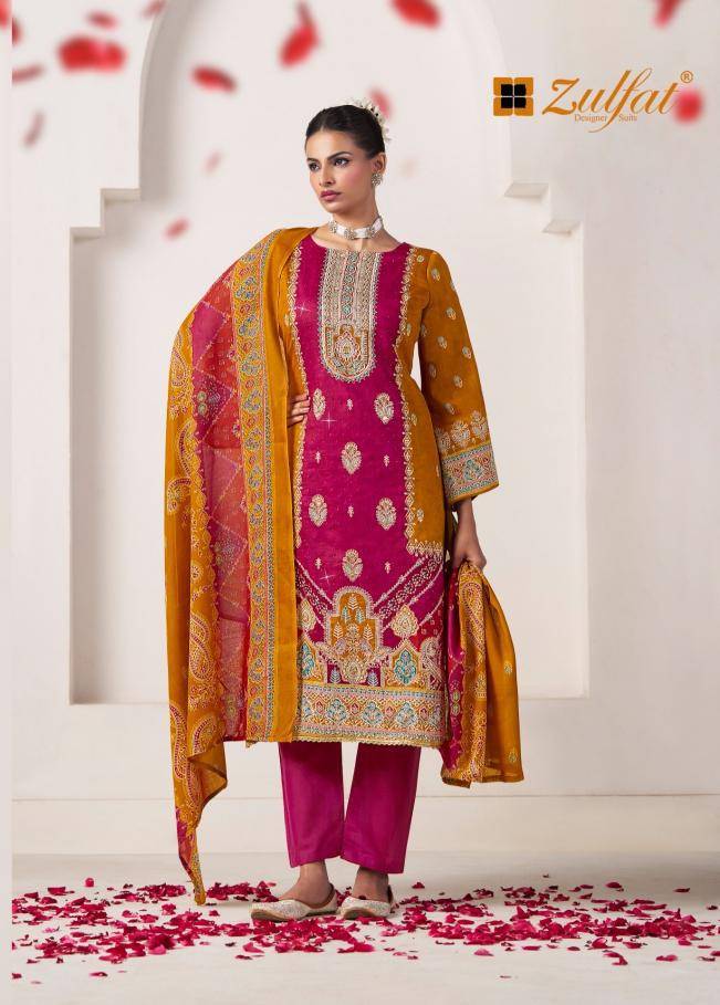 Zulfat sajni vol 8 handloom cotton dress materials wholesale 